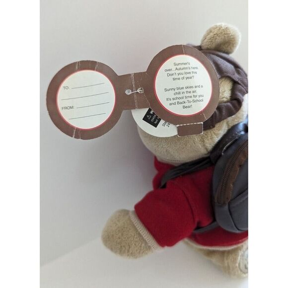 Starbucks Bearista 2004 Back to School Bear Boy 10" Plush Collectable C - Picture 5 of 8